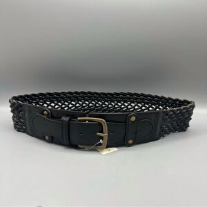 Forever 21 Wide Braided Buckle Belt
